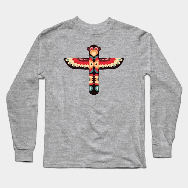 Aztec traditional sign Long Sleeve T-Shirt by RiyanRizqi